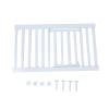 Short Dog Gate Expandable, Low Pet Gate for Small Dogs, Pressure Mount Indoor Step Over Pet Barrier with Adjustable Width, Easy Installation No Drilling Needed for Doorways Stairca (L) view 1