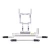 Aluminium SOA Servo Mount and Scale Hydraulic Steering Link for 1/10 RC Crawler FIMONDA ROCKJOCK II Straight Axle Upgrade(Silver) view 1