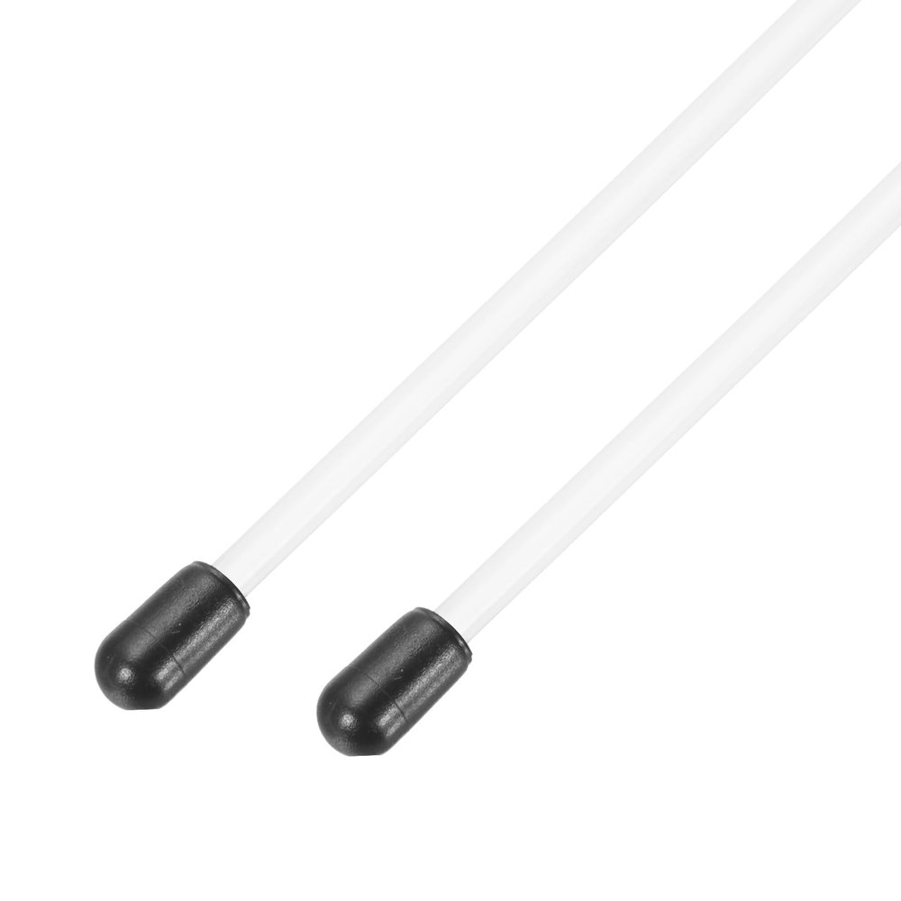uxcell 160mm Plastic Protection Antenna Tube, RC Antenna Tube with Caps for RC Car Boat Drone Receiver(White, 2 Pcs)