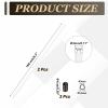 uxcell 160mm Plastic Protection Antenna Tube, RC Antenna Tube with Caps for RC Car Boat Drone Receiver(White, 2 Pcs) view 2