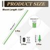 uxcell 160mm Plastic Protection Antenna Tube, RC Antenna Tube with Mount and Cap for RC Car Boat Drone Receiver(Green, 2 Pcs) view 2