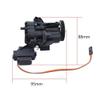 2 Speed Transmission Gearbox with Internal Gears and Servo Compatible with TRX6 view 2