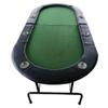 lafengyan Modern Foldable Poker Table with Padded Rails, Built-in Cup Holders, and Smooth Playing Surface for Home Game Nights view 3