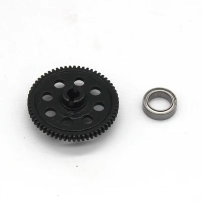 RC Repair Parts Compatible with Traxxas for Latrax for Teton 1/18 RC Car Upgrade Parts Accessories Metal 60T Main Gear Reduction Gear 7640