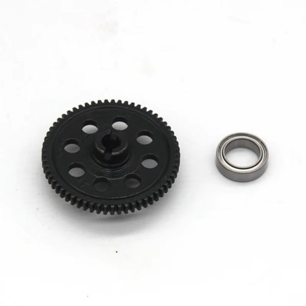 RC Repair Parts Compatible with Traxxas for Latrax for Teton 1/18 RC Car Upgrade Parts Accessories Metal 60T Main Gear Reduction Gear 7640