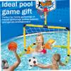 Nuiorfty Floating Basketball Hoop for Pool 2-in-1 Football Goal Pool Basketball Hoop Detachable Goal with 2 Balls for Kids an view 4