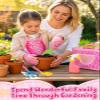 Kids Gardening Tool Set - Garden Tools for Kids with Shovel Trowel Rake Apron Gloves Watering Can and Tote Bag, Outdoor Toys Great Gifts for 3 4 5 6 7 8+ Years Old Girls (Downward Mermaid Tail) view 3
