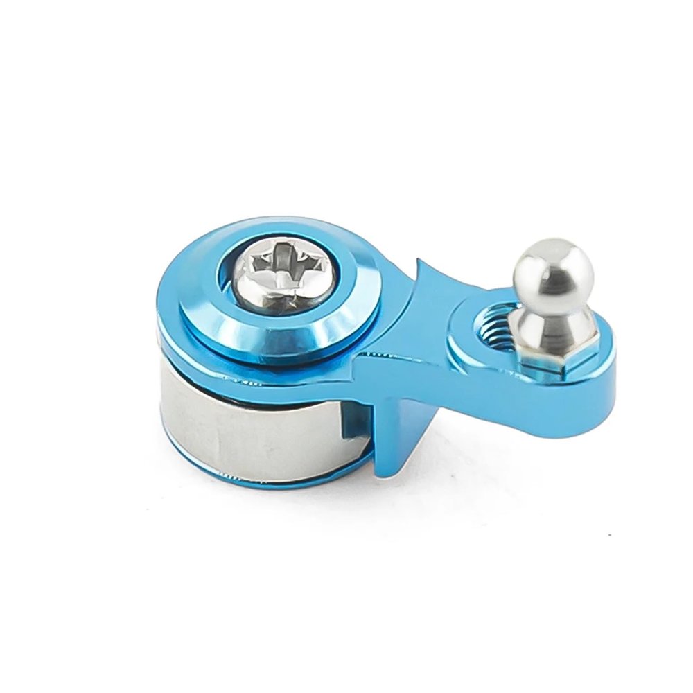 25T Adjustable Servo Arm for TRX-4 Crawler, Aluminum Alloy Horn for TRX-4M, confident(Blue)
