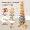 Joyreal Wooden Marble Run Music Tree for Kids 3-5 4-8, Montessori Wooden Ball Drop Toy, Rainbow Marble Tree Tower with Sound Leaves, Educational Learning Birthday Gift view 3