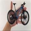 Generisch Mini Mountain Bike Toy 1:10 Simulated Bike Alloy Finger Mountain Bike Model Ornaments (Blue) view 4