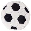 Ameble Football Pillow 14" Soft Stuffed Toy Fluffy Simulation Soccer Pillow Creative Comfortable Short Plush Soccer Ball for Couch Home Decor Football, Throw Pillows view 1