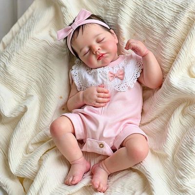 Anano Baby Doll for 2+ Year Old Girl 20inch Reborn Babys Dolls Silicone Full Body Girls Real Life Babys Dolls Silicone Full Body Girls Baby Doll with Accessories
