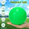 Macarrie 20 Pcs Playground Balls 6 Inches Dodgeball for Kids Adults Colorful Inflatable Balls Handballs Soccer Basketball Handball Games Camps Schools Outdoors (Green) view 2