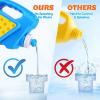 Yunaking Bubbles Solution Concentrated 64oz (Makes 5 Gallons), Non-Toxic Bubbles Refills for Bubble Machine, Gun, Wand, Mower, Giant Bubble Toys for Kids Parties Outdoor Easter Wedding(Red+Blue) view 2