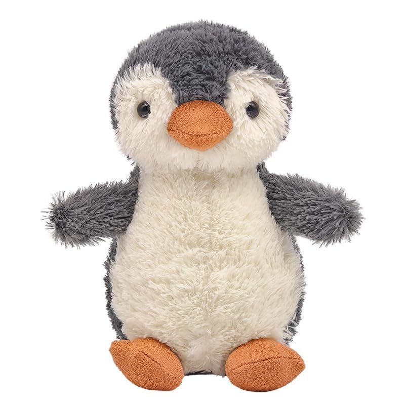 A 6cm Plush Penguin with a hat, Soft and Cute, Does not shed, and is a as a