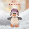 A 6cm Plush Penguin with a hat, Soft and Cute, Does not shed, and is a as a view 4