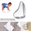 10-Pack Transparent PVC Corner Edge Guards with Strong Adhesives, Easy to Install on Tables, Cabinets, and Furniture for Child Safety view 3