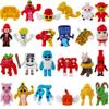 CHENZHOUZAI 24PCS Tralalero Tralala Toys, Tung Tung Sahur & More  Mini Collectible Brainrot Toys for Desk Decor, BRR BRR Patapim,Meme Shark Collectible Animals Figurine Doll (Red 24Pcs) view 1