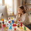 CHENZHOUZAI 24PCS Tralalero Tralala Toys, Tung Tung Sahur & More  Mini Collectible Brainrot Toys for Desk Decor, BRR BRR Patapim,Meme Shark Collectible Animals Figurine Doll (Red 24Pcs) view 2