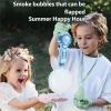 Fog Bubble Machine, Rechargeable Electric Colorful Puffpop Bubble Maker, Interactive Magics Fog Bubble-Wand with Fog Effect and Gloves Accessories for Party Play Outdoor Use view 3