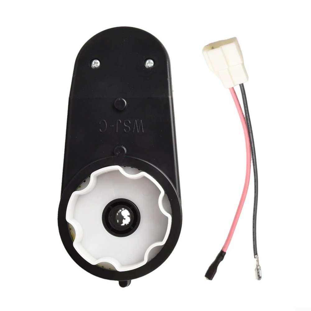 12V Electric Motor Gearbox for Toy Car, RS550/RS390 Replacement with Metal Intermediate Gear, High RPM 12000-30000 Wear-Resistant Low Noise Motor for Kids Ride-On CarsRS390 12V 20000RPM