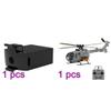 1/48 Remote Control Helicopters, C186S BO105 2.4G 6CH Single Rotor Flybarless Helicopter, RC Military Helicopter with Altitude Hold, Optical Flow & One-Key Takeoff/Landing, RC Aircraf for Adults, RTF view 2