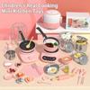 Kids Real Cooking Set, 22/28/37Pcs Food-Grade Stainless Steel Kids Cooking Sets, Childrens Cooking Set Real with Mini Stove for Children 7-14 Beginner Cooking Educational Toys (37PCS) view 3