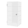 24x24x50cm 5-Tier Acrylic Display Case, Clear Countertop Showcase Box with Shelves, Lockable Lucite Cabinet for Collectibles Figures Jewelry, Retail Store Tabletop Decoration, Stackable Dustproof view 1