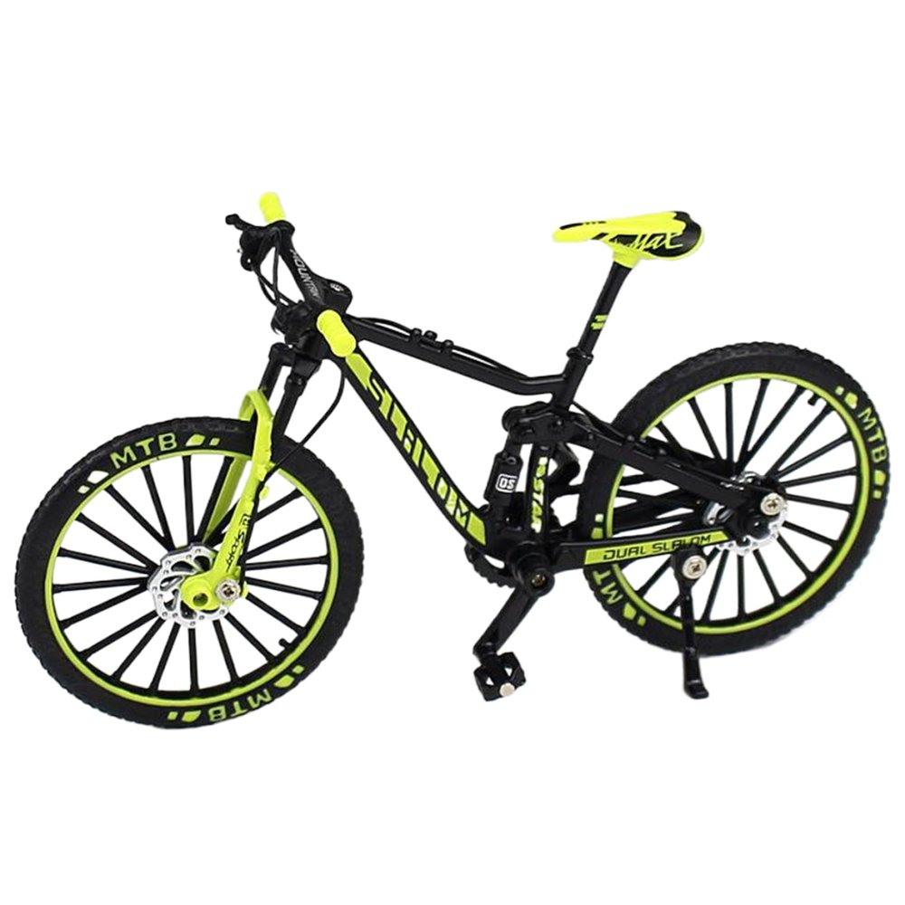 NIOMICO Finger Bike 1:10 Scale Alloy Mini Finger BMX with Rotating Wheels & Pedals Realistic Mini BMX Bike Toy with Turnable Front for Kids and Collectors