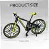 NIOMICO Finger Bike 1:10 Scale Alloy Mini Finger BMX with Rotating Wheels & Pedals Realistic Mini BMX Bike Toy with Turnable Front for Kids and Collectors view 4