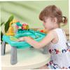 Licsaliwe Electric Water Table for Toddlers with Waterwheel, Waterproof Circulated Sensory Table, Fishing Game Pretend Play Toy view 2