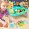 Licsaliwe Electric Water Table for Toddlers with Waterwheel, Waterproof Circulated Sensory Table, Fishing Game Pretend Play Toy view 4