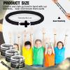 Landical 30 30/50 Pcs Cross Bracelets Bulk Jesus Bracelets Handmade Elastic Colorful Polymer Clay Bead Religious Wristbands Christian Wristband for Women Kid Easter VBS Gifts (Gradient Black) view 3