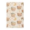 Cartoon Bear Head Pattern Crib Sheets Stretchy Portable Sheets for Baby Toddler Breathable Soft Crib Mattress Sheet for Girls Boys view 1