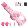 Fog Bubble Machine - Rechargeable Automatic Bubble Machine, Bubblle Machines with Lights and Music,Summer Bubbles Making Toy for for Kids Party Beach Summer Play Outdoor Indoor view 1