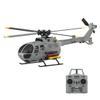 1/48 Remote Control Helicopters, C186S BO105 2.4G 6CH Single Rotor Flybarless Helicopter, RC Military Helicopter with Altitude Hold, Optical Flow & One-Key Takeoff/Landing, RC Aircraf for Adults, RTF view 1