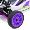 keeda 4Pack Rubber Tires and Wheels, Suitable for Losi Micro B 1/24, 1/28 WL244016 Drift RC car Upgrade Parts (B Purple) view 2
