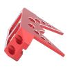 Aluminum Alloy Steering Servo Guard Armor SOA Cover, RC Servo Guard Armor, CNC Processed Protective Cover for 1/10 RC Crawler Cheeter Rig Rock Bouncer Roll Cage Capra RR10 Wraith D (Red) view 4