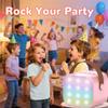 Mini Karaoke Machine for Toddlers - Birthday Gift for 3 4 5 6 7 8 9 10 11 12 Years Old Girls, Bluetooth Speaker Sets with 2 Wireless Microphones fits Family Fun Home Party Indoor&Outdoor, Pink view 4