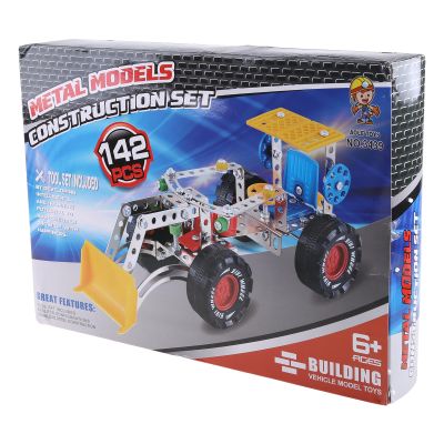 138pcs Assembly Metal Construction Truck Blocks Science Kits for Toddler 6+