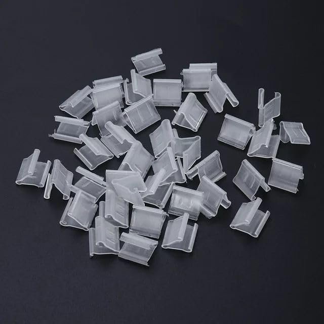 100 Pcs Transparent Balloon V-shaped Clip Plastic V-shaped Balloon Clip Wedding Creative Wedding Party Halloween Sealed Decorations Supplies