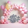 100 Pcs Transparent Balloon V-shaped Clip Plastic V-shaped Balloon Clip Wedding Creative Wedding Party Halloween Sealed Decorations Supplies view 2