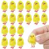 ARTIBETTER 60pcs Little Chicken Figurines Easter Chicken Decorations Party Decor Mini Chick Toy for Kids Party Supplies view 1