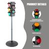 Grtheenumb Traffic Light Toy, Traffic Light Toy 27 Inch Stop Manual/Auto Modes Lamp with  Sound Height Adjustable Realistic Lights Educational Toys Birthday for Kids view 3