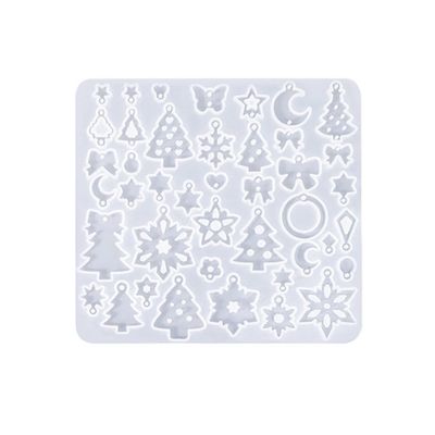 Holiday-Themed Silicone Earring Festive Shapes Ideal for Resin & Christmas Gifts Christmas Earrings Silicone