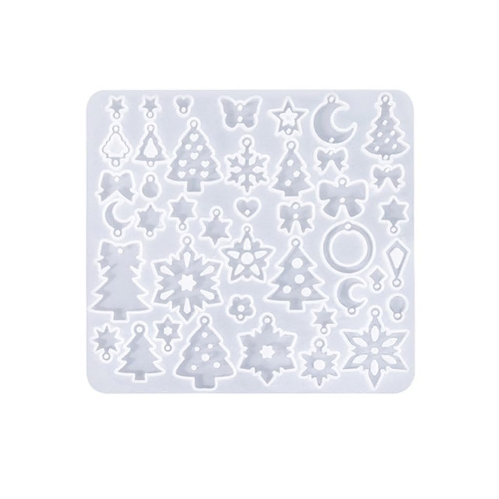 Holiday-Themed Silicone Earring Festive Shapes Ideal for Resin & Christmas Gifts Christmas Earrings Silicone