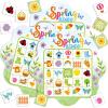 Blosssound 24 Players Spring Bingo Games Spring Flowers Bingo Cards Easter Animal Holiday Party Games Wildflowers Party Favors Supplies for Family Large Group Classroom Indoor Home Activities view 1