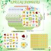 Blosssound 24 Players Spring Bingo Games Spring Flowers Bingo Cards Easter Animal Holiday Party Games Wildflowers Party Favors Supplies for Family Large Group Classroom Indoor Home Activities view 2