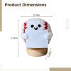 4.7 in Crocheted Baseball Doll with Stand, Emotional Sports Gift for Fans, Encouraging Desk Accessory view 4