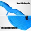 Balance Jumping Ball, Jumper Jumping Elastic Fitness Balance Bouncing Balls with Handle, Anti-Slip Footboard & Thickened, Wear-Resistant Sphere, Promote Development Coordination (Blue) view 3